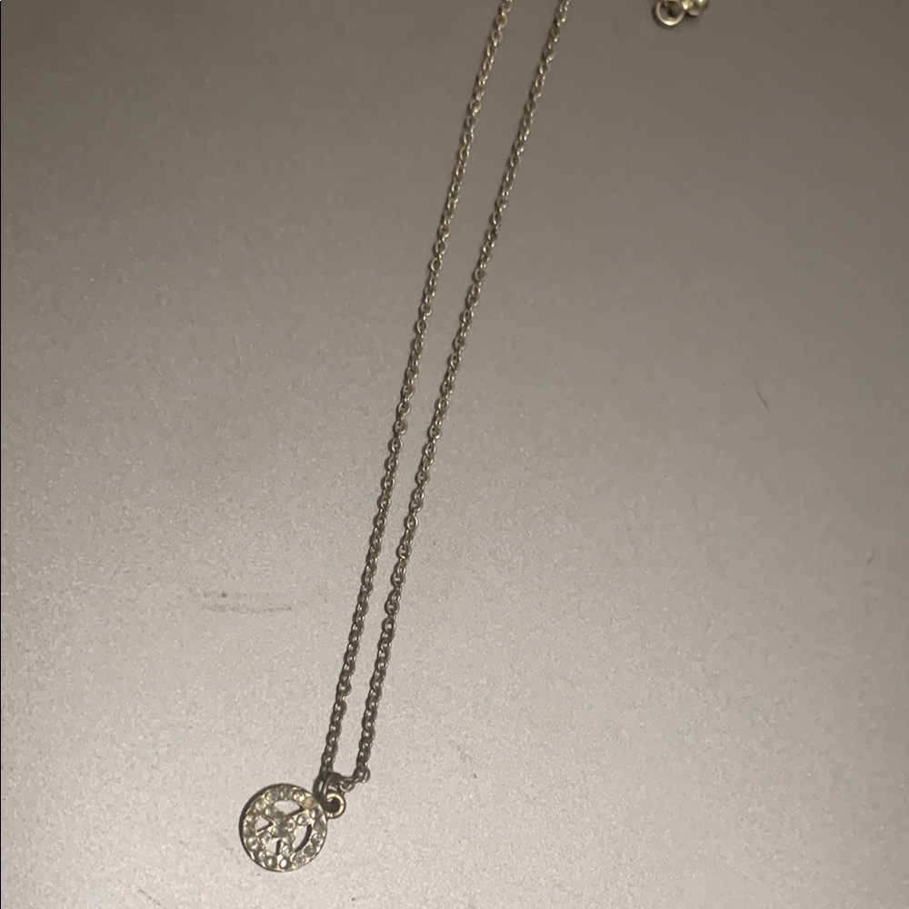 Source Unknown Silver Necklace Minimalist Pendant